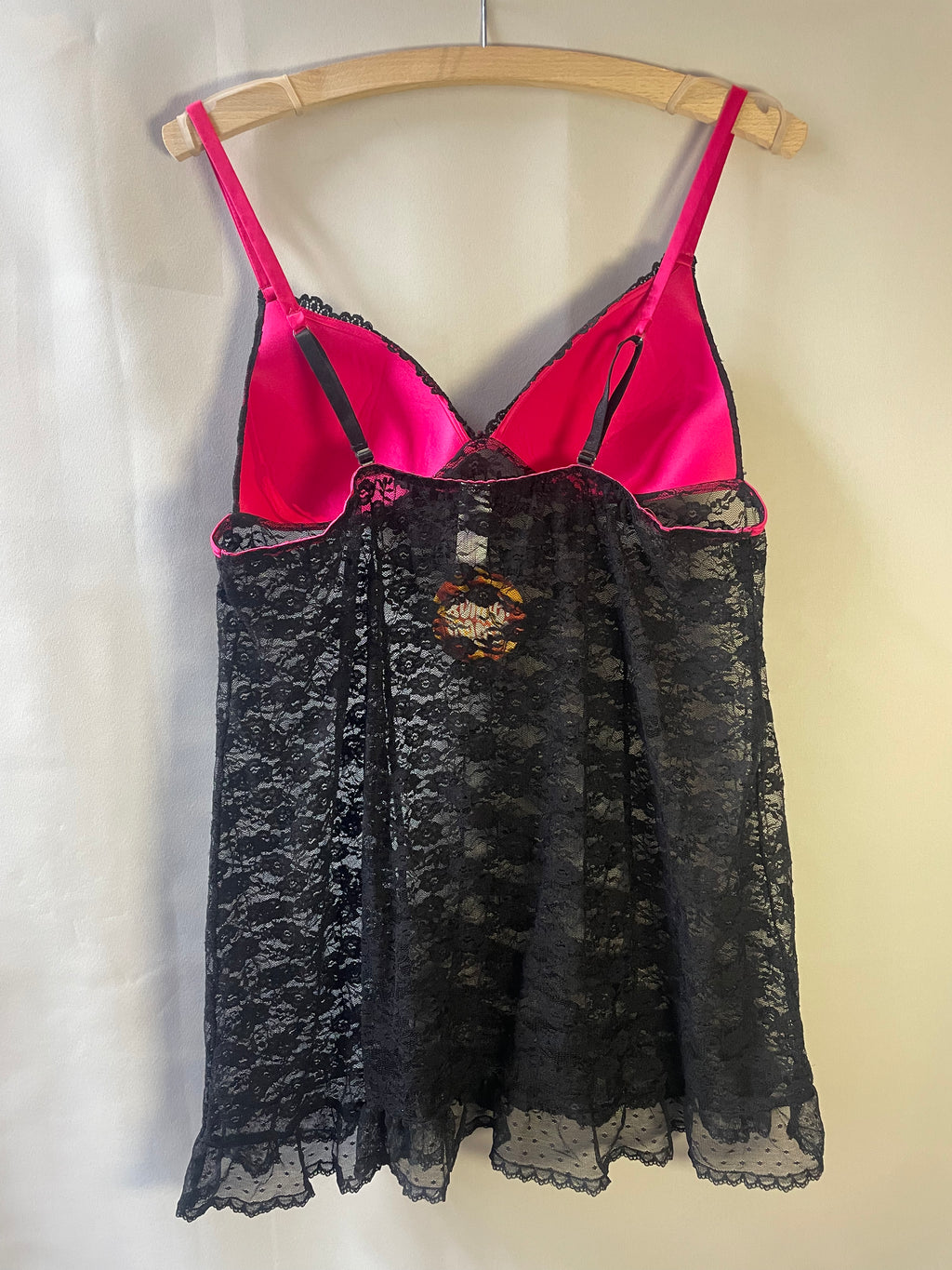 Nuisette rose et noire XL
