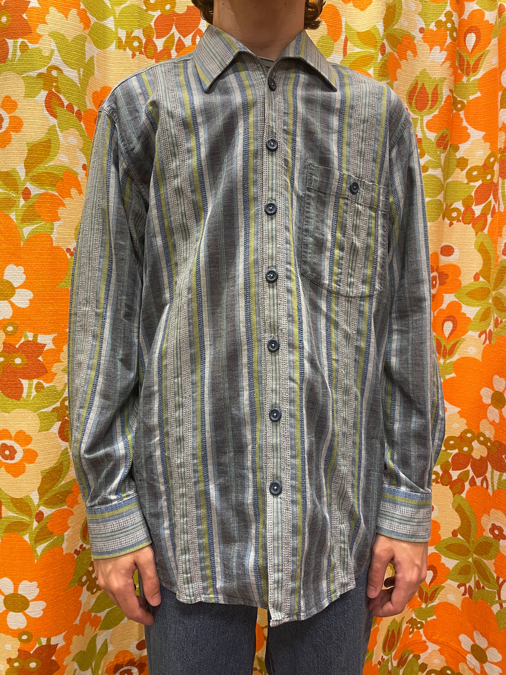Chemise rayée Thomas L