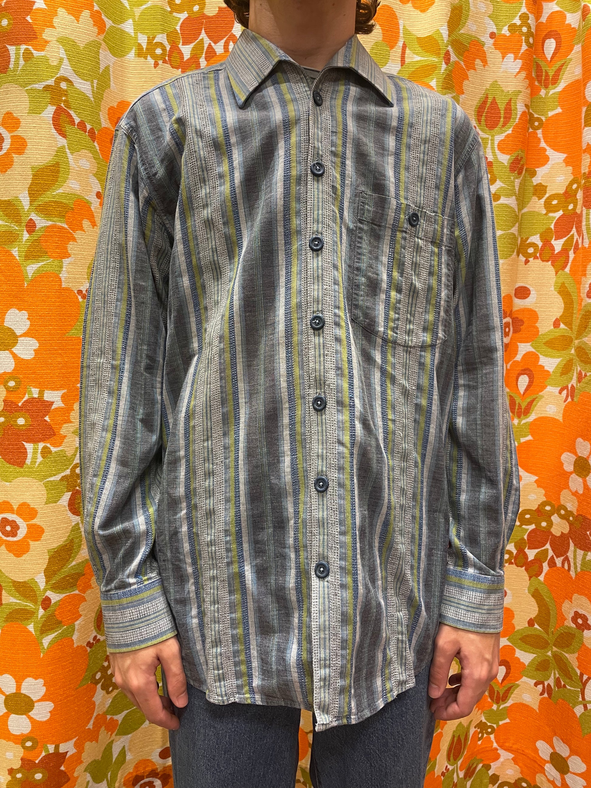 Chemise rayée Thomas L
