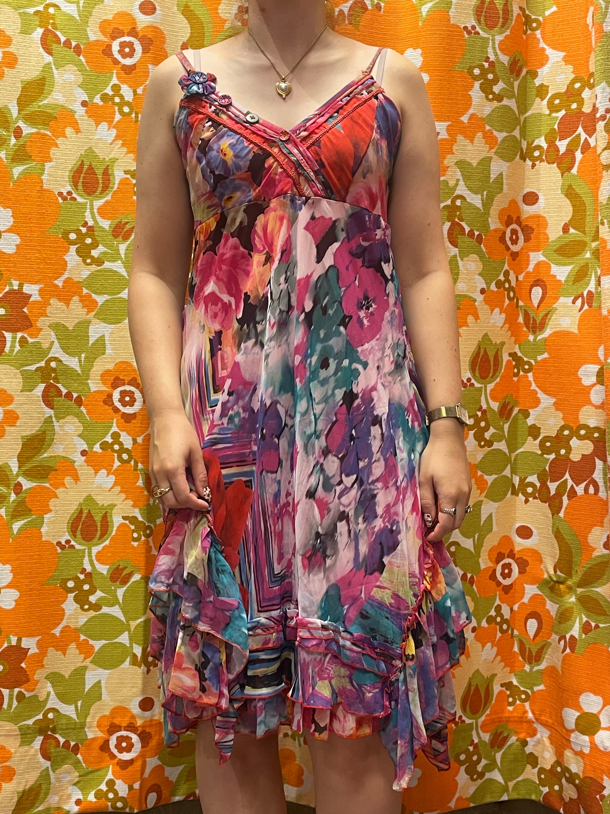 Robe fée des fleurs L