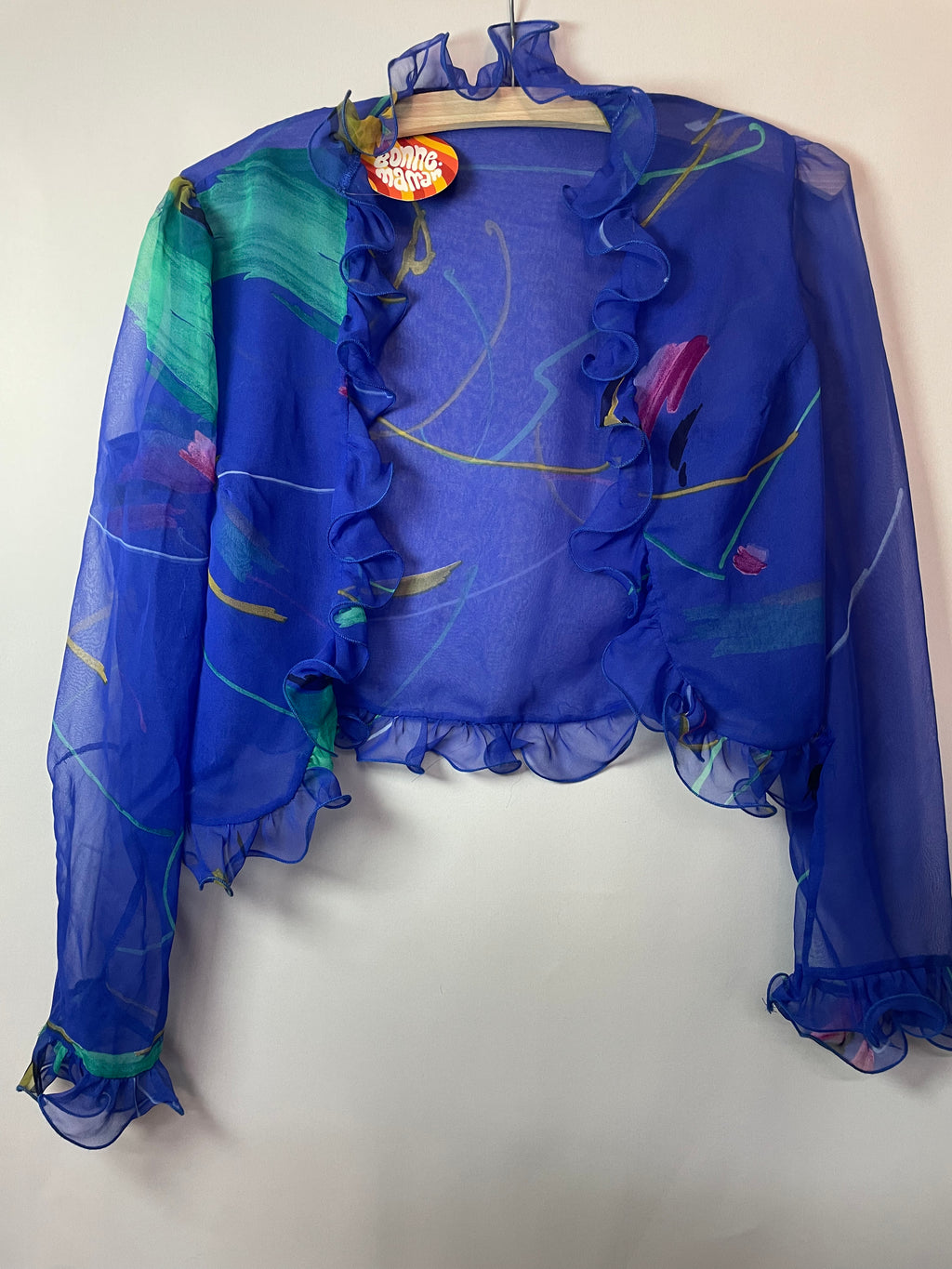 Chemisier volants sans boutons XS
