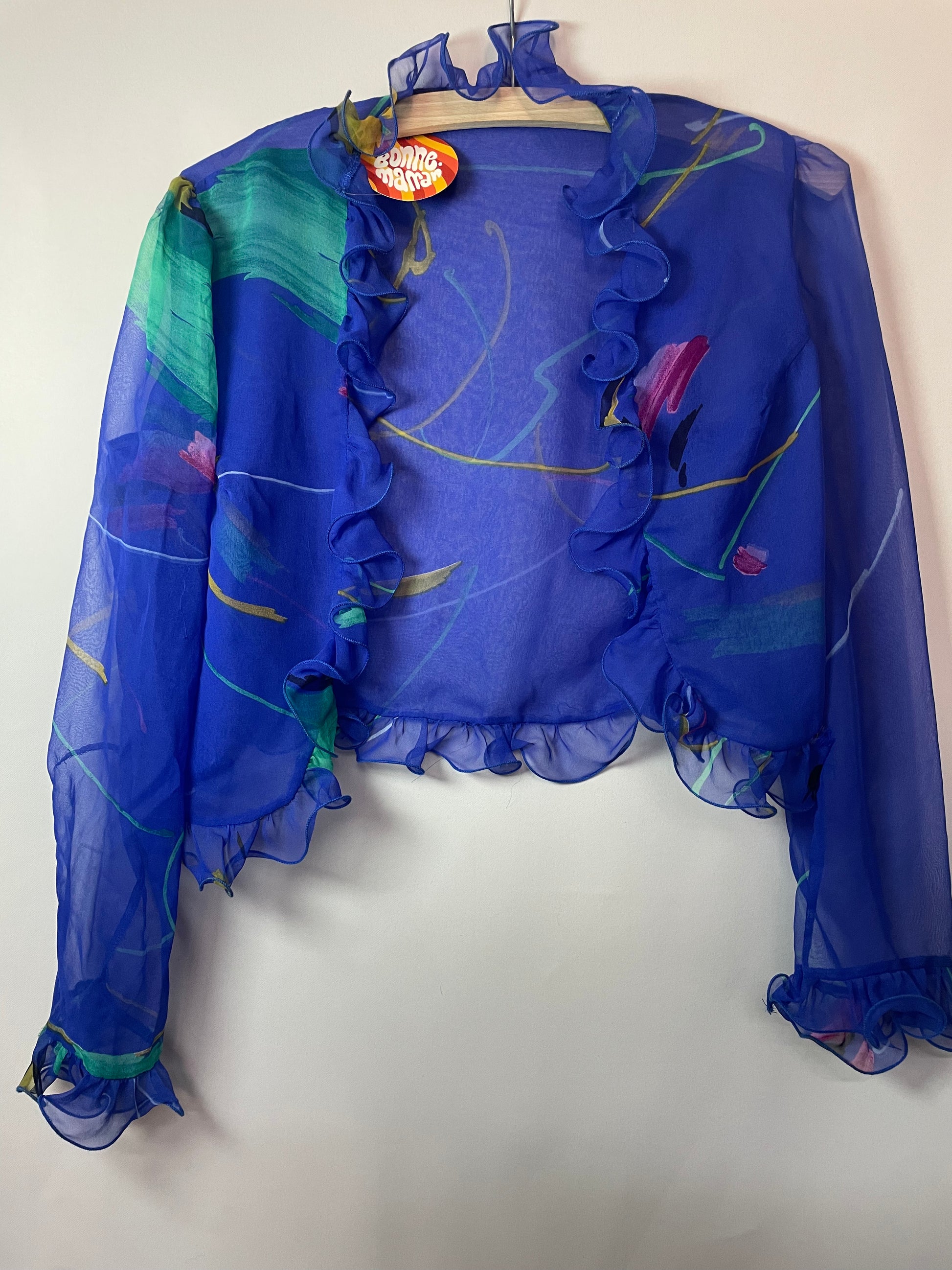 Chemisier volants sans boutons XS