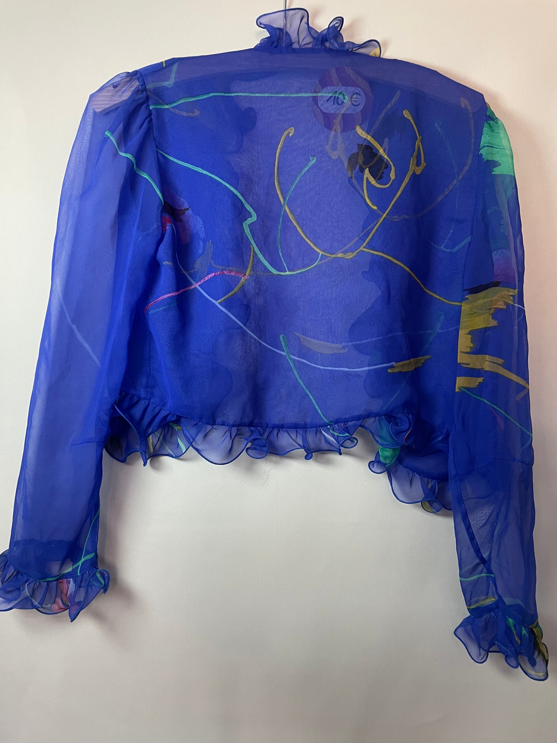Chemisier volants sans boutons XS