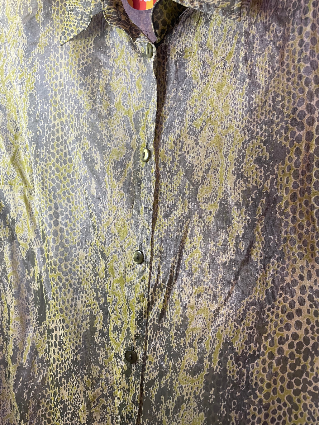 Chemisier serpent mesh XL