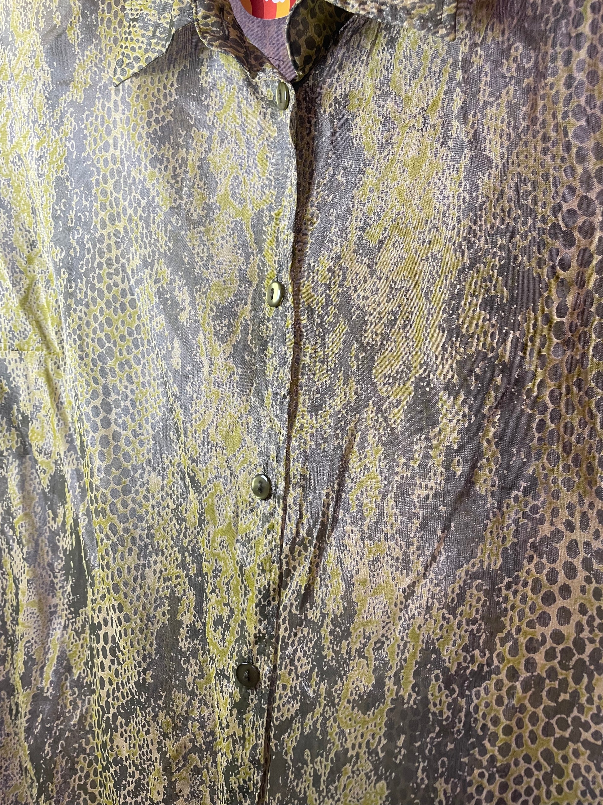 Chemisier serpent mesh XL