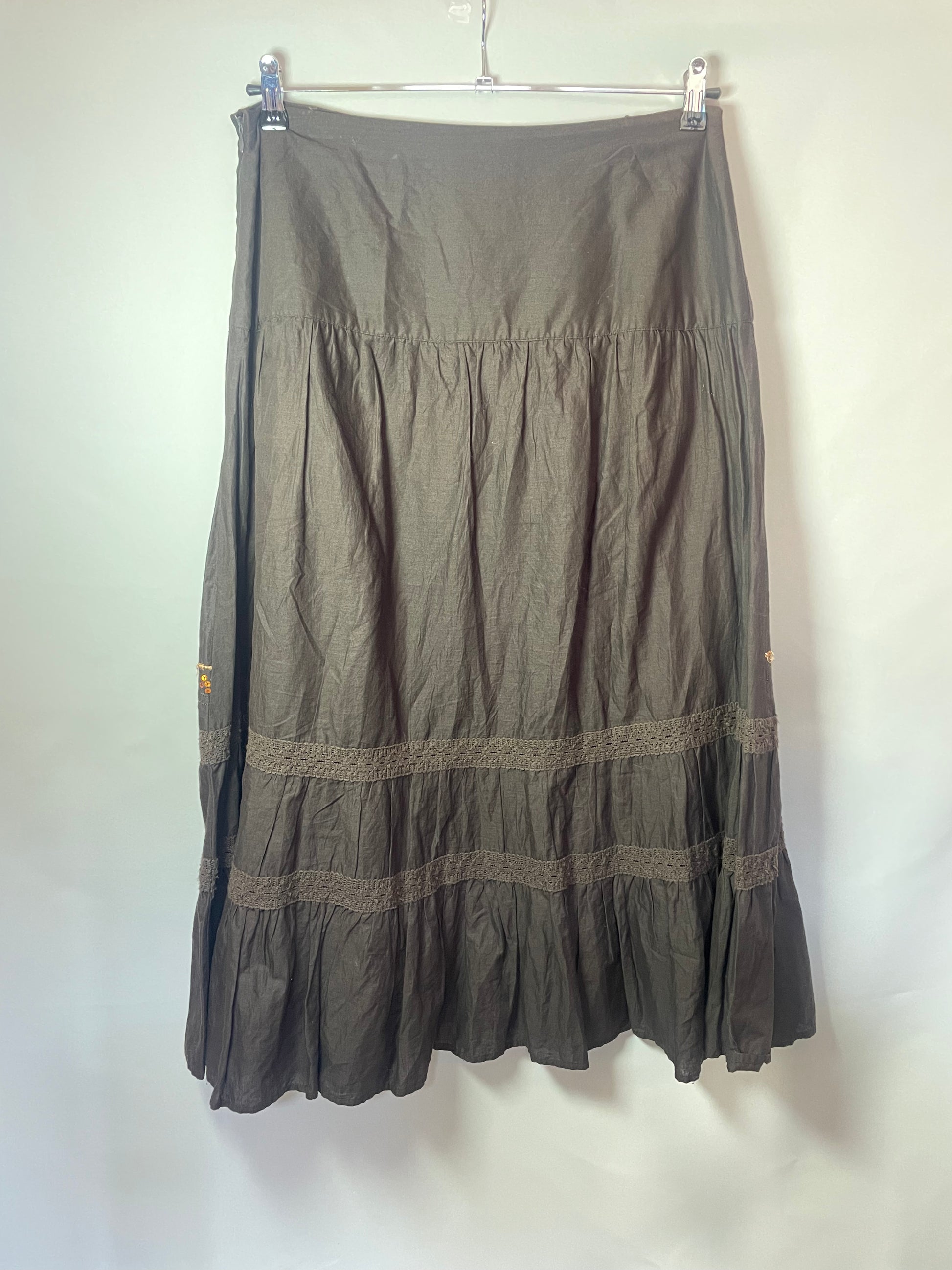 Jupe sequins et broderies XL