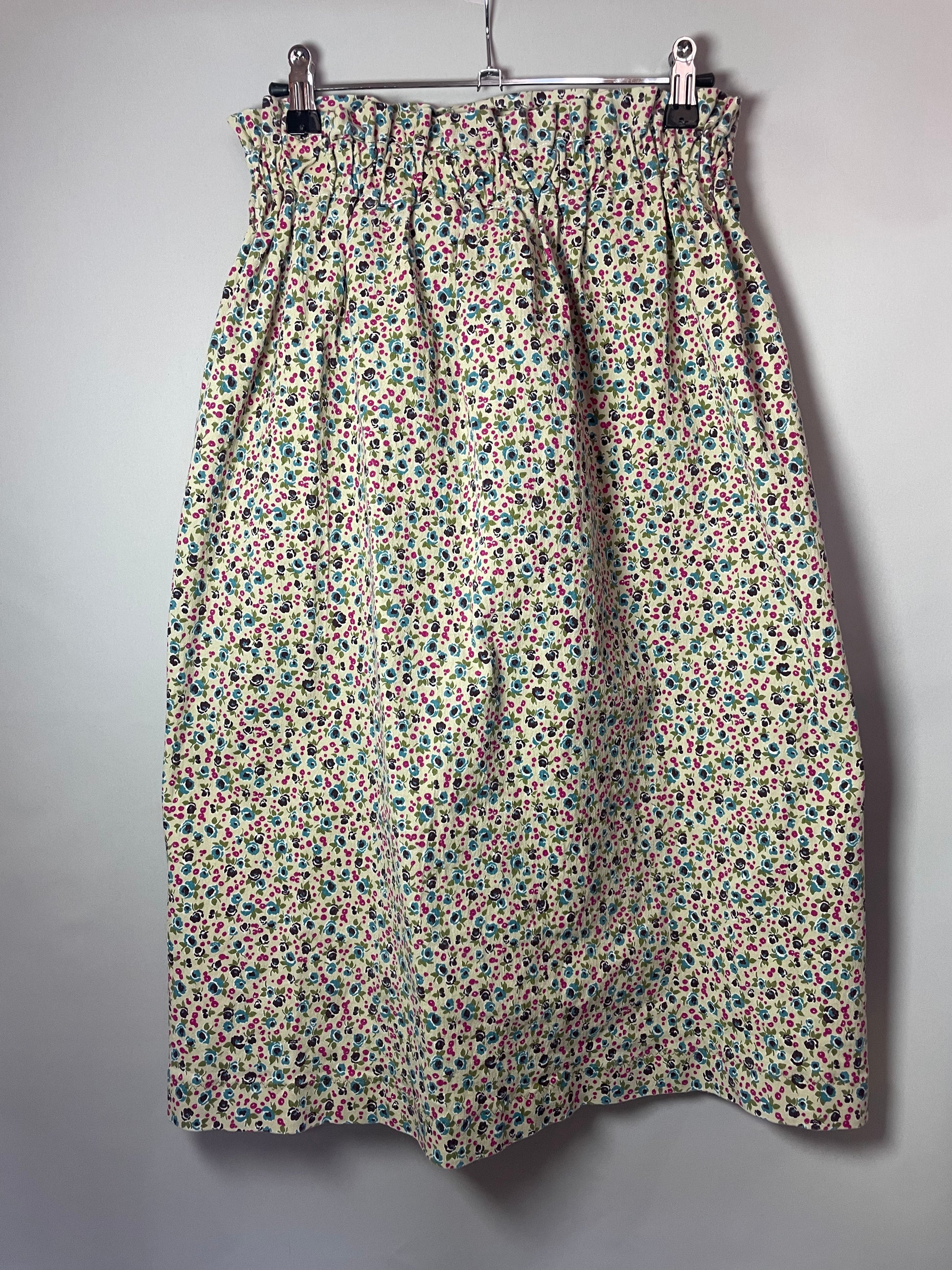 Jupe en jeans à fleurs S