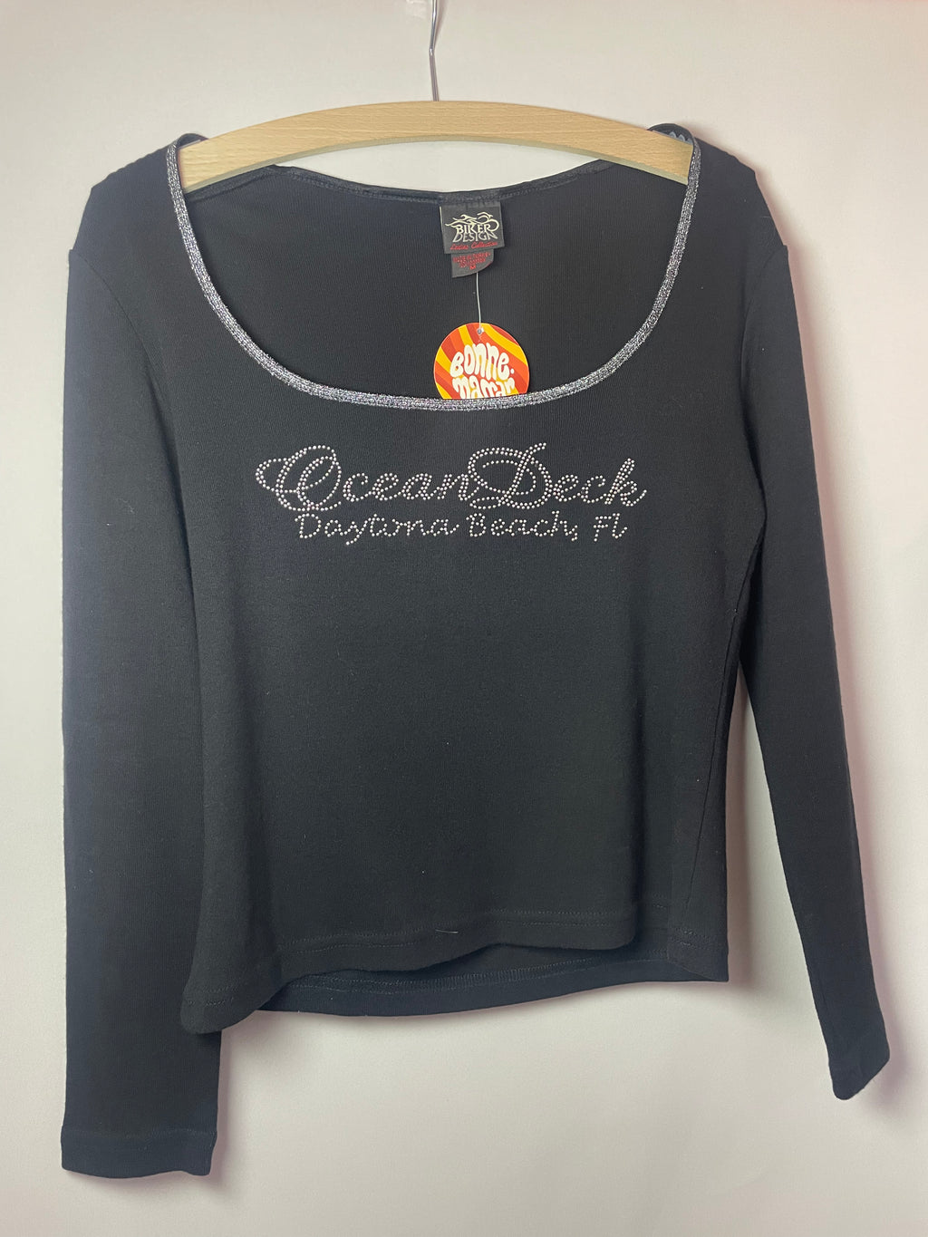Pull biker strass M