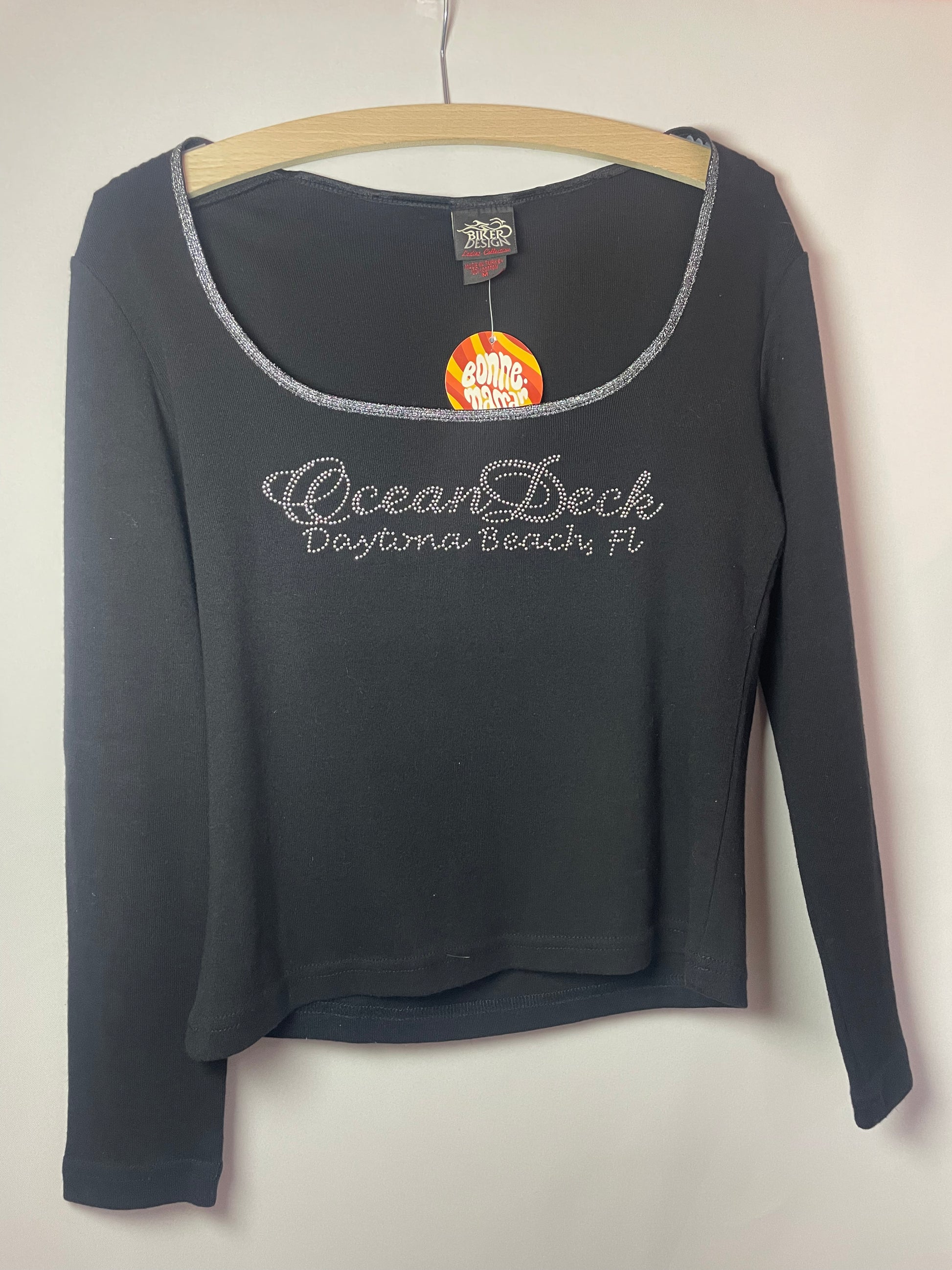 Pull biker strass M