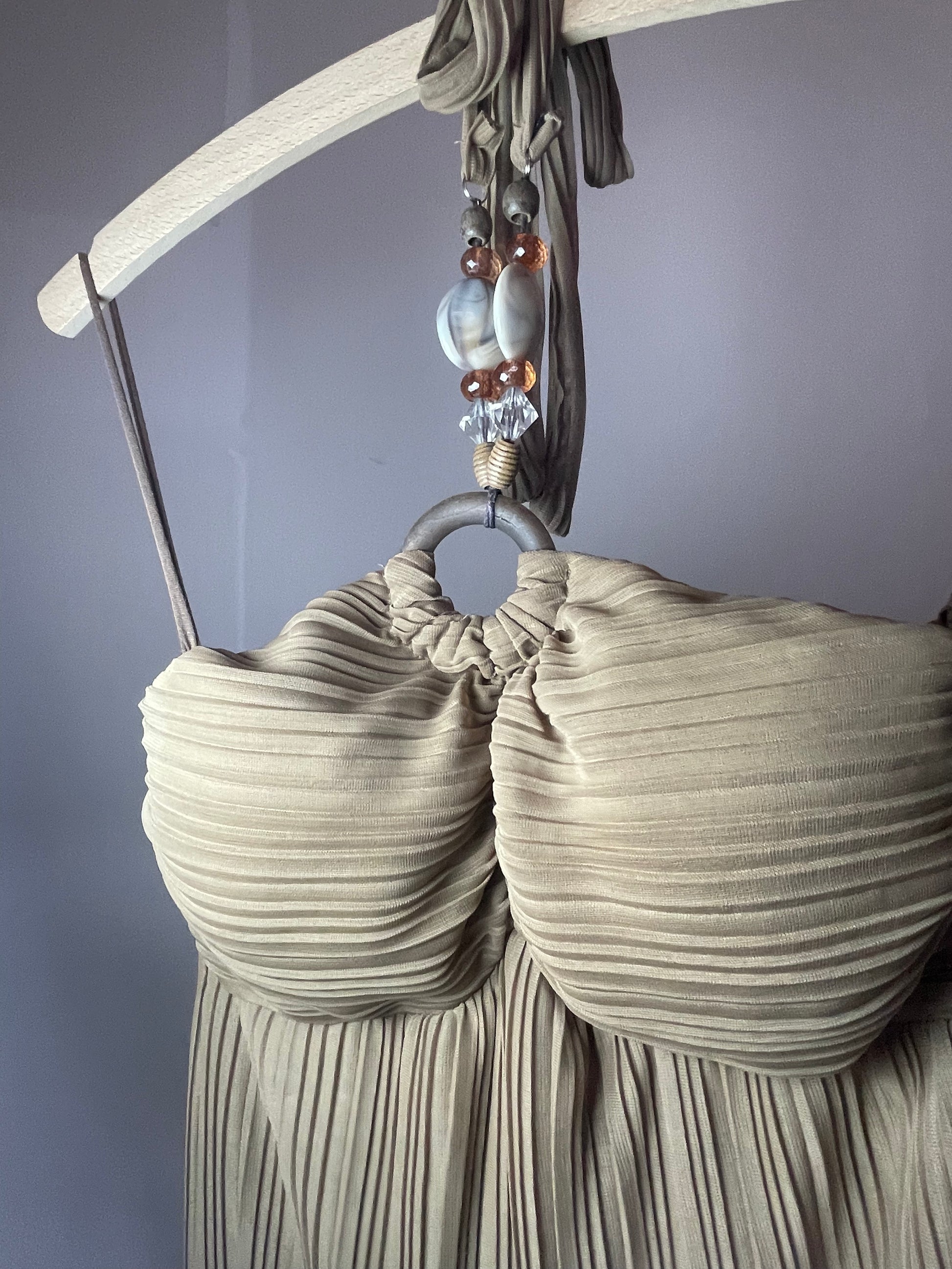 Robe perles dos nus M