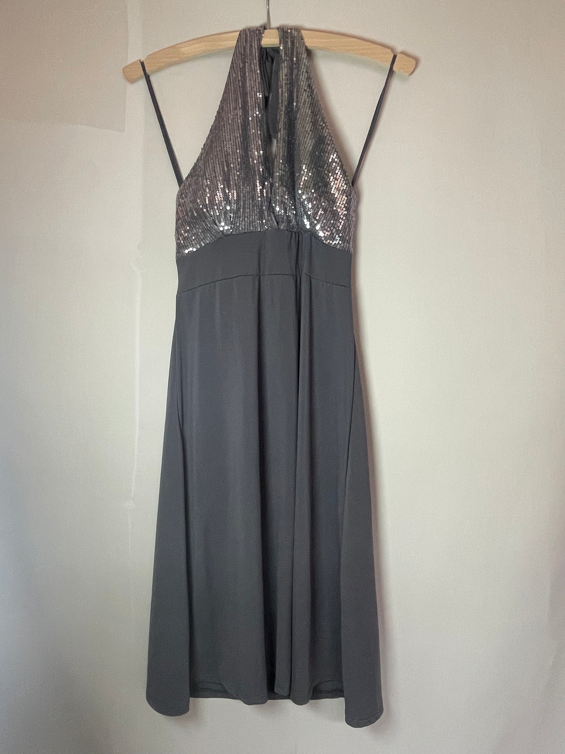 Robe sequins dos nus S