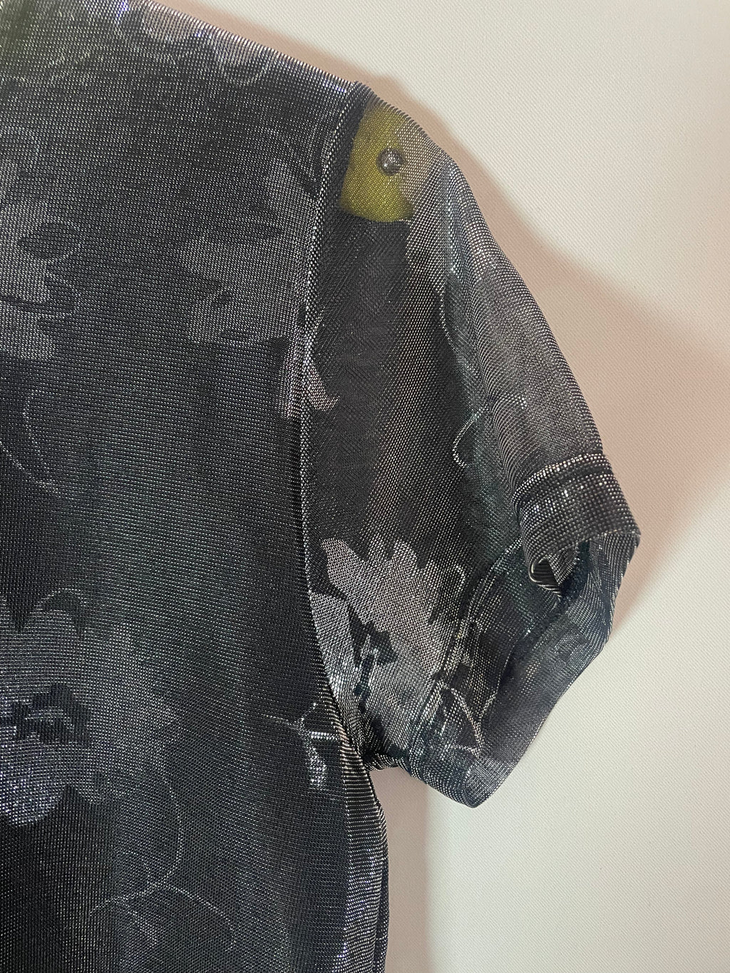 T-shirt brillant fleurs L