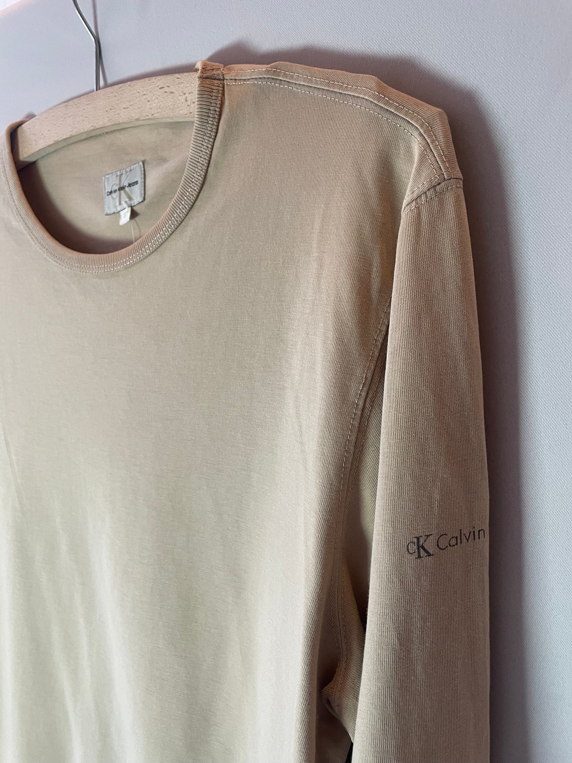 T-shirt Calvin Klein beige S