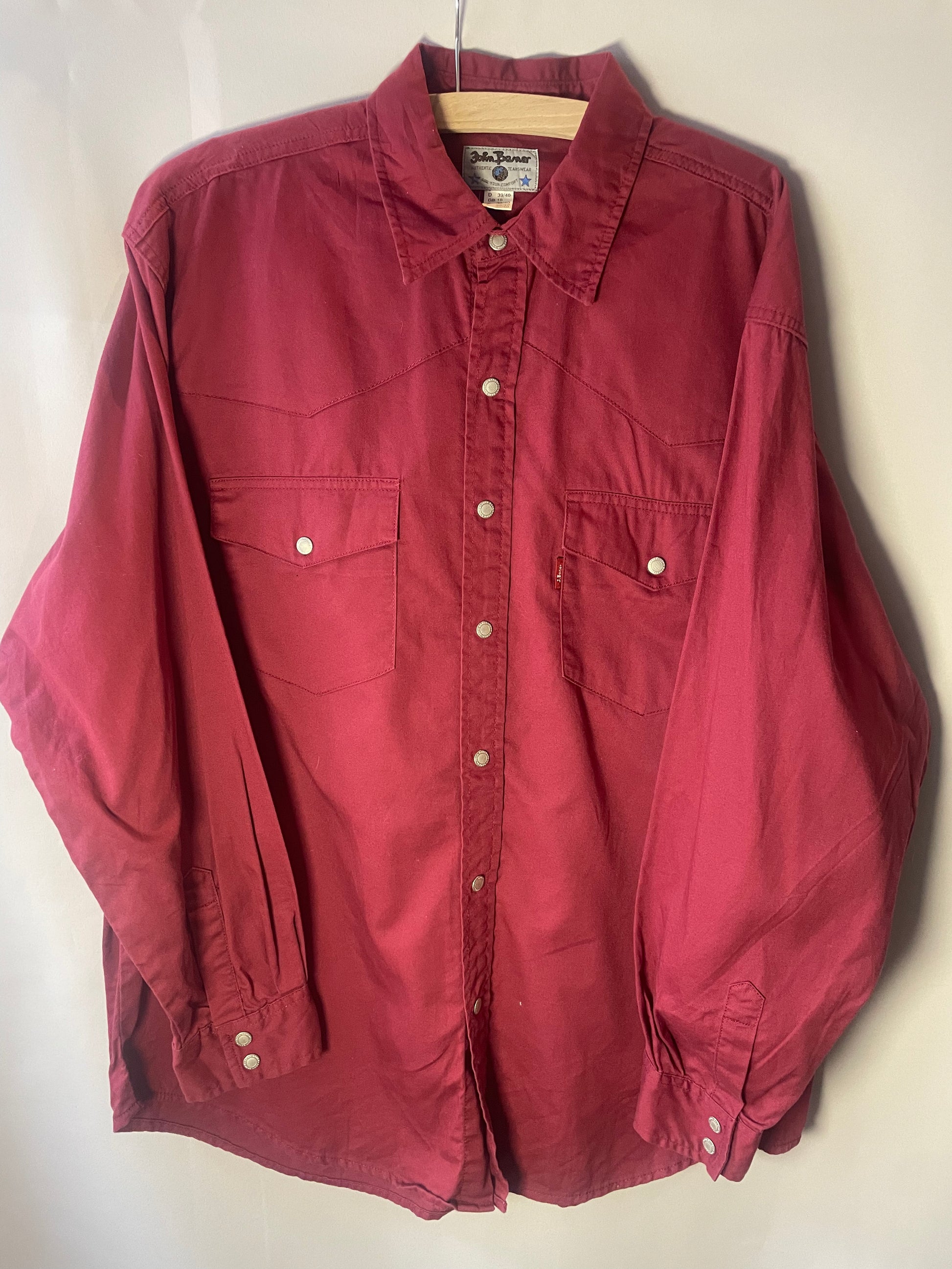 Chemise cowboy XL
