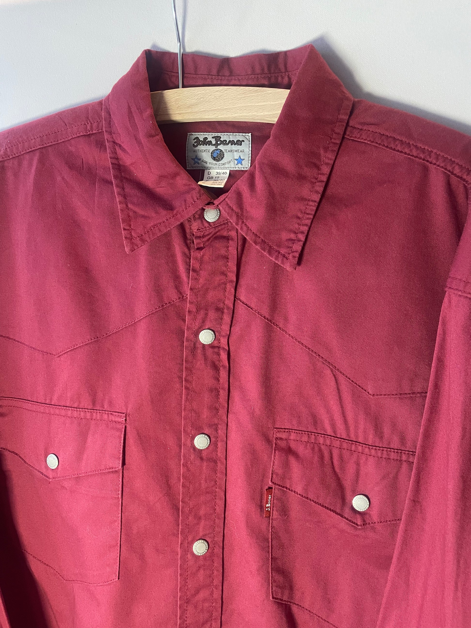 Chemise cowboy XL