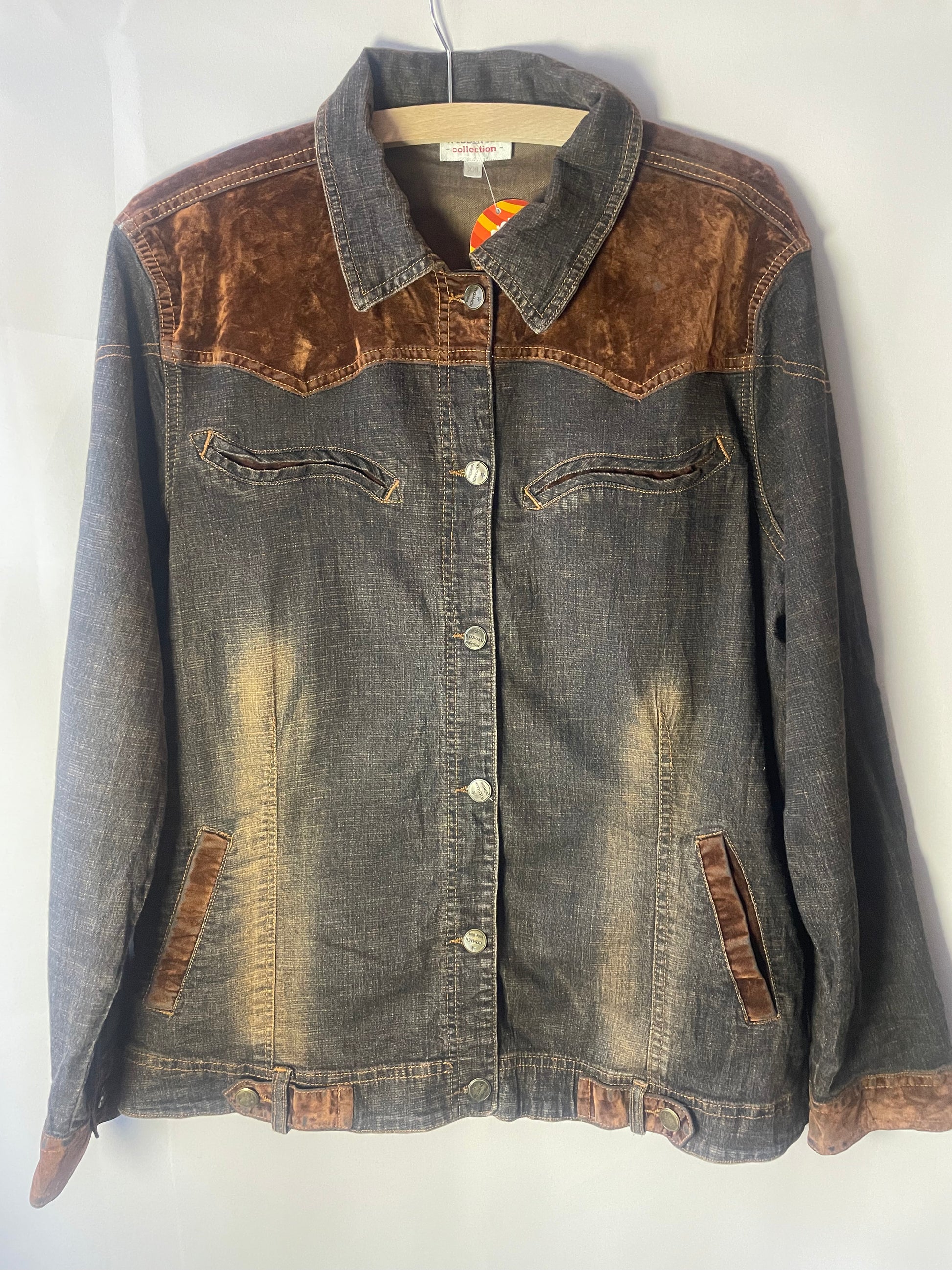 Veste jeans cowboy XXL