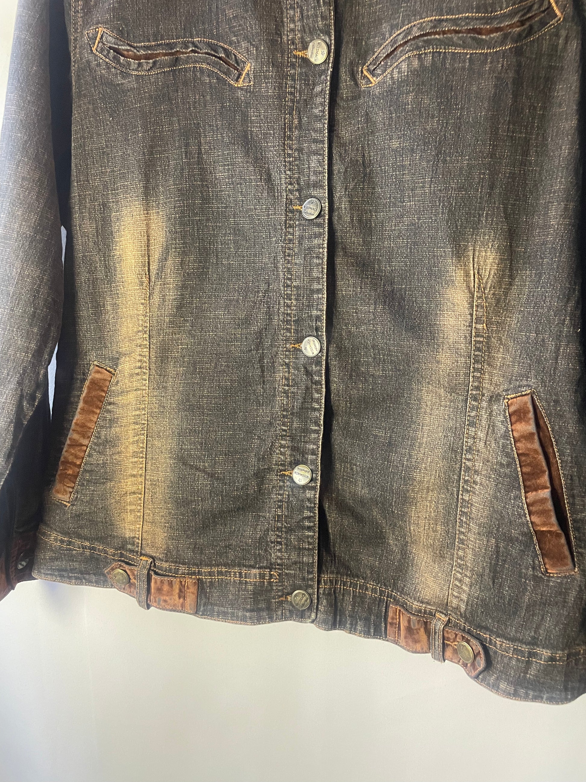 Veste jeans cowboy XXL