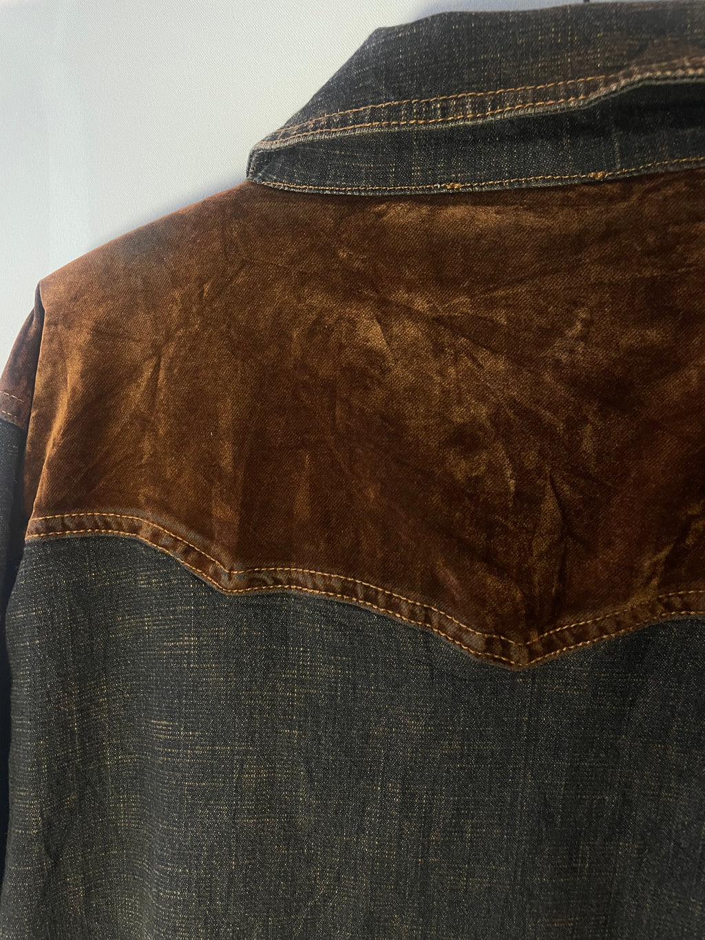 Veste jeans cowboy XXL