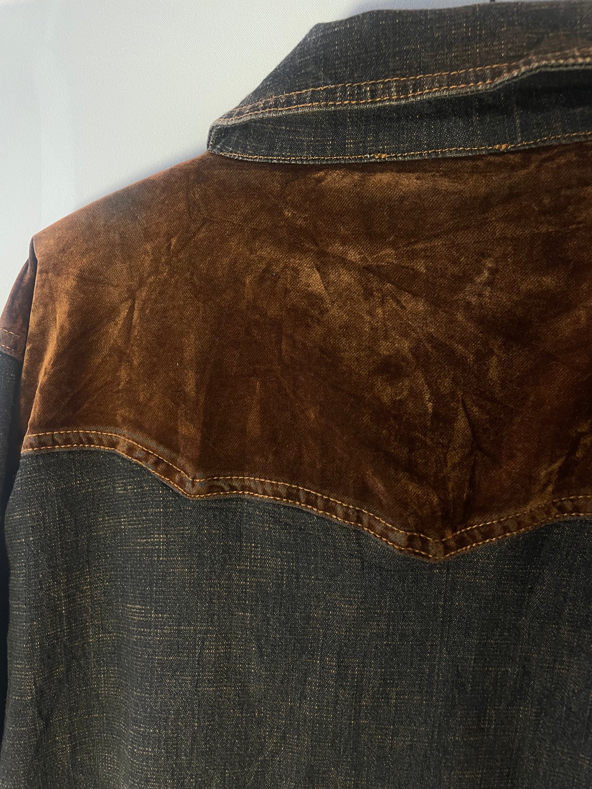 Veste jeans cowboy XXL