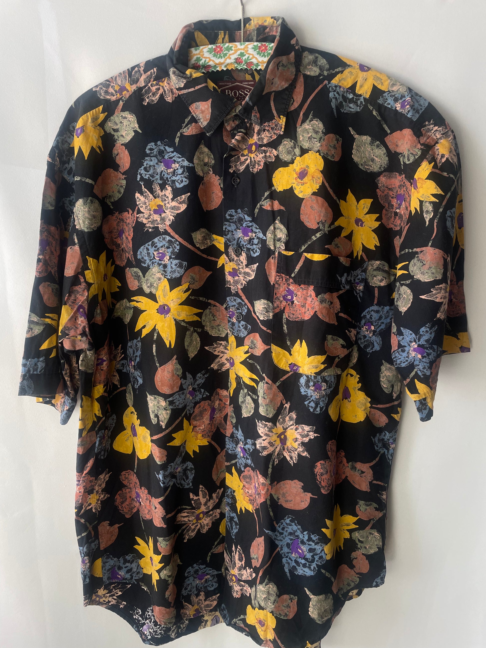 Chemise fleurs BOSS XL