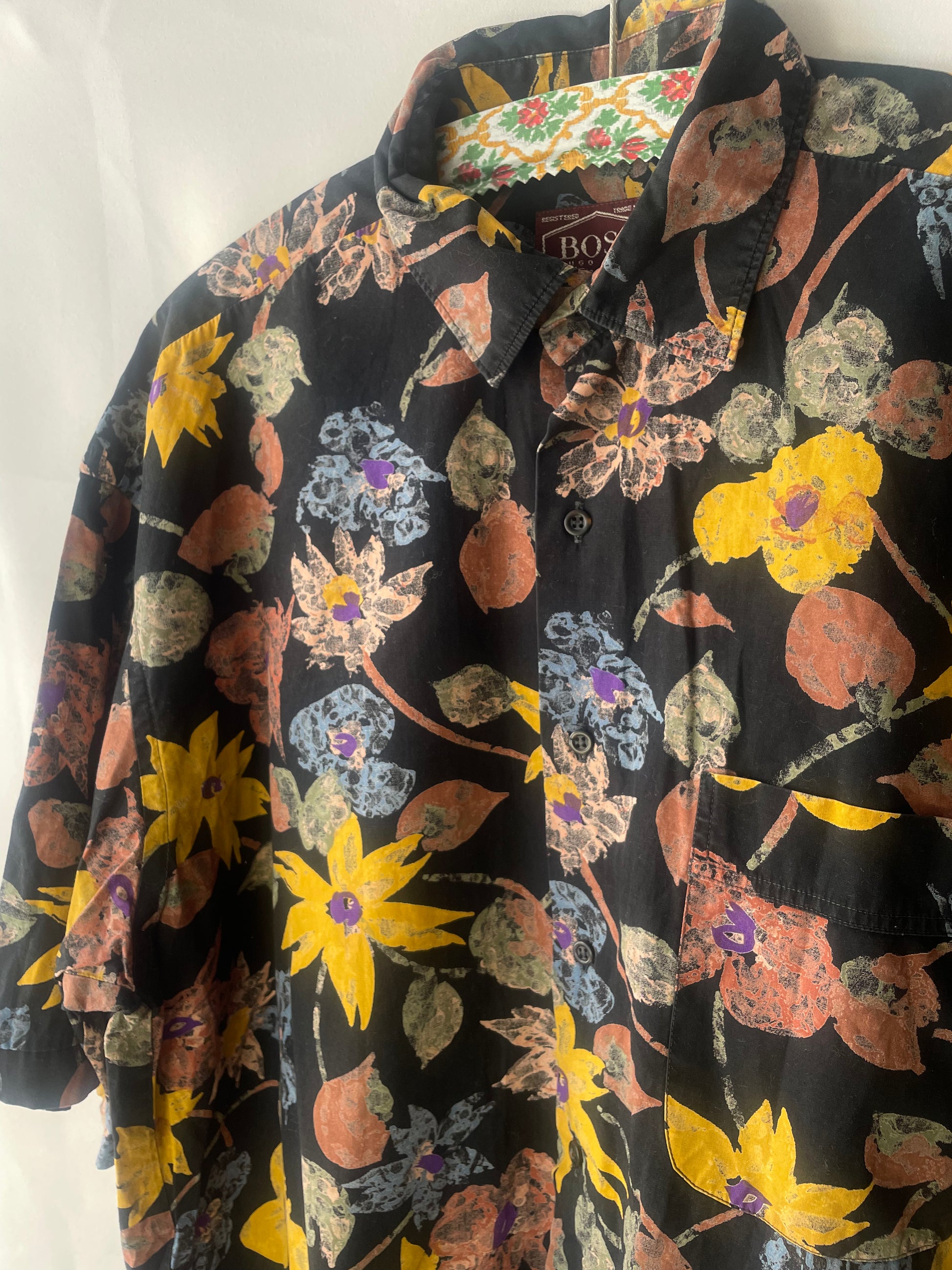 Chemise fleurs BOSS XL