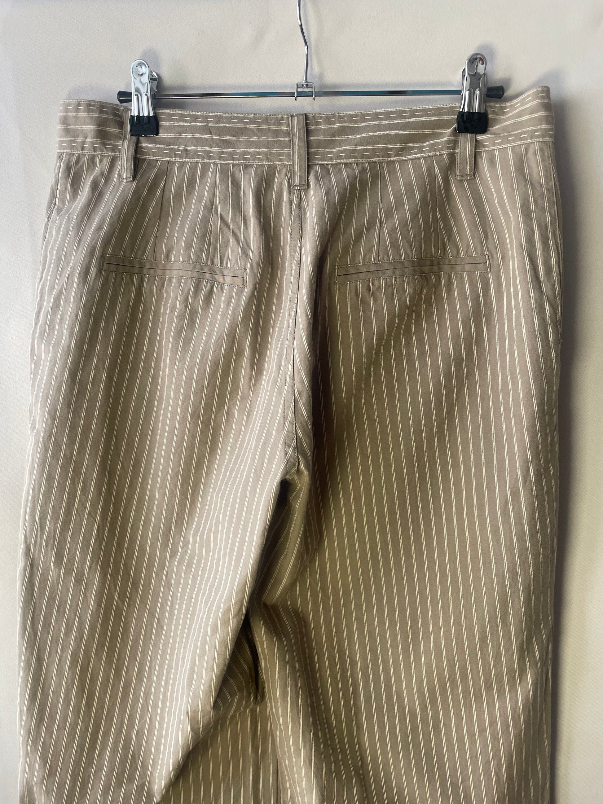 Pantalon évasé rayé S