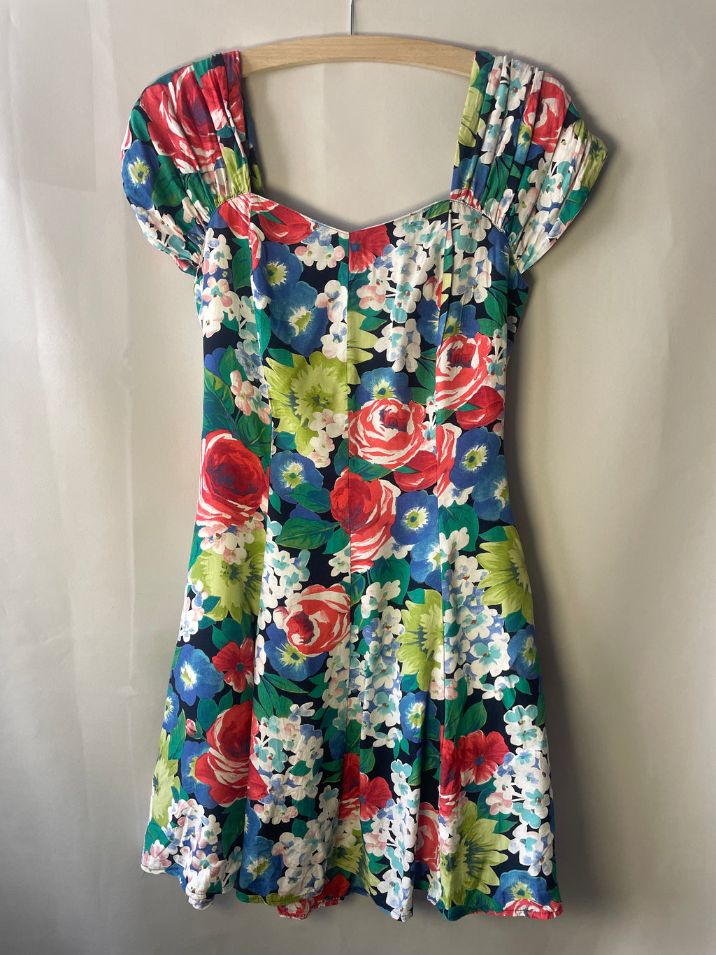 Robe fleurs corset M