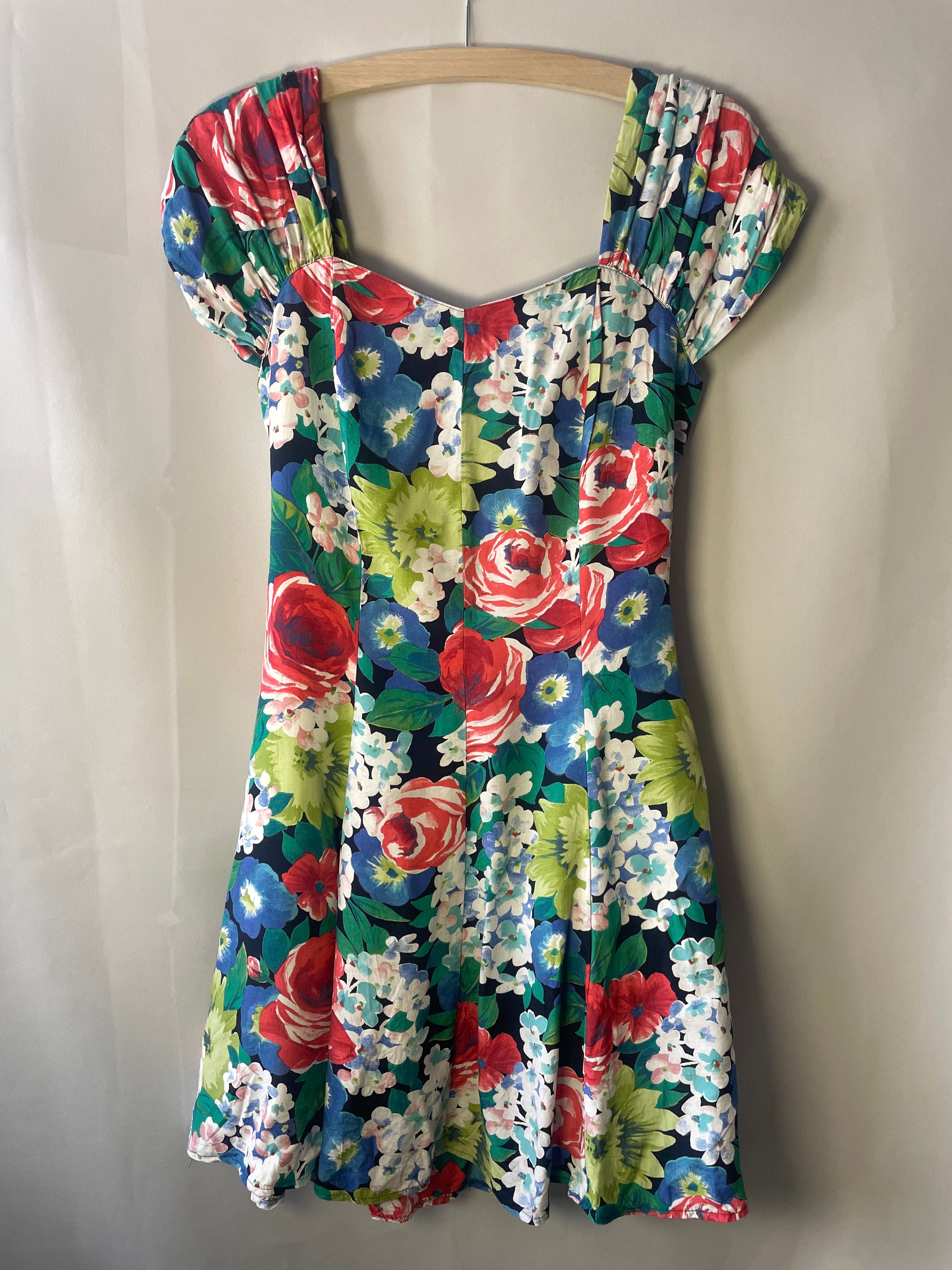 Robe fleurs corset M