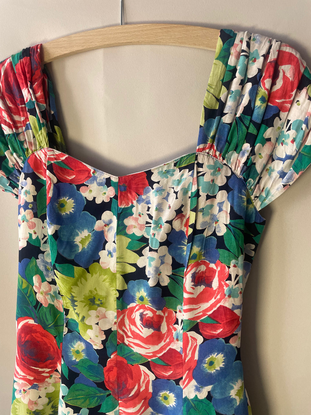 Robe fleurs corset M