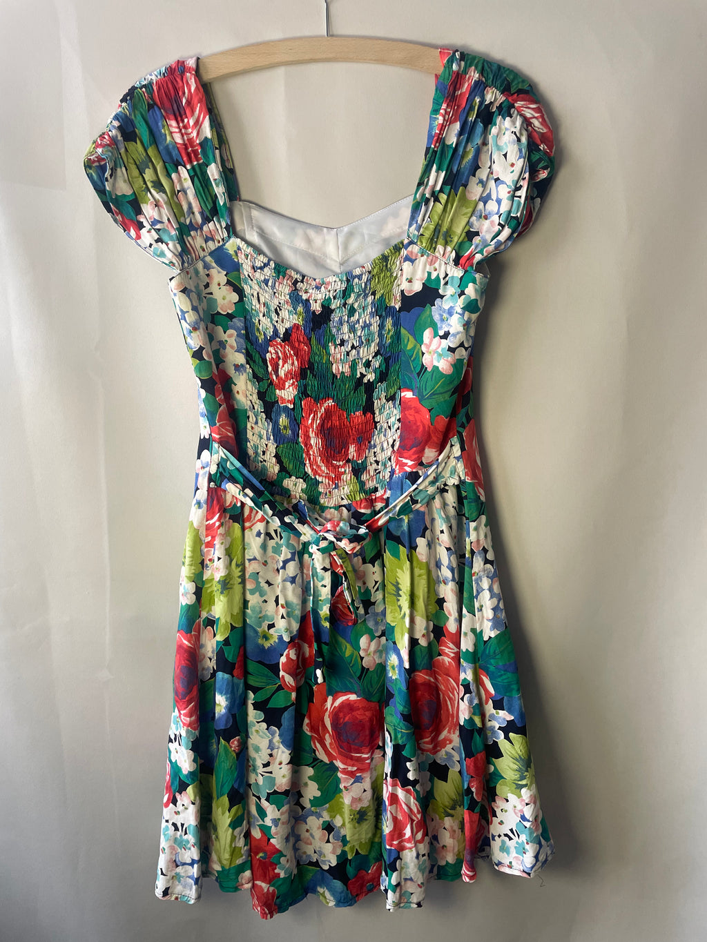 Robe fleurs corset M